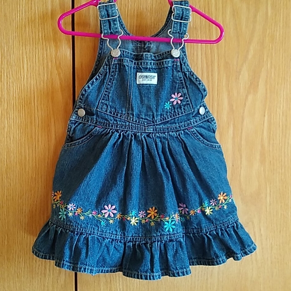 OshKosh B'gosh Other - SUPER CUTE Oshkosh Denim Overalls Dress